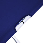 Camping Bed Folding Stretcher Lightweight w/ Carry Bag – Blue